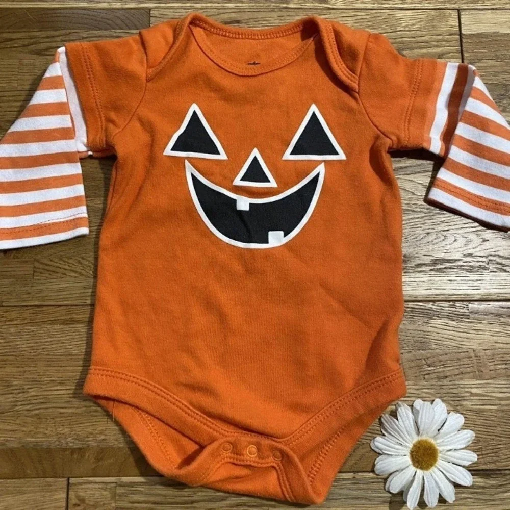 Halloween‎ Pumpkin One piece Size 3-6 Months